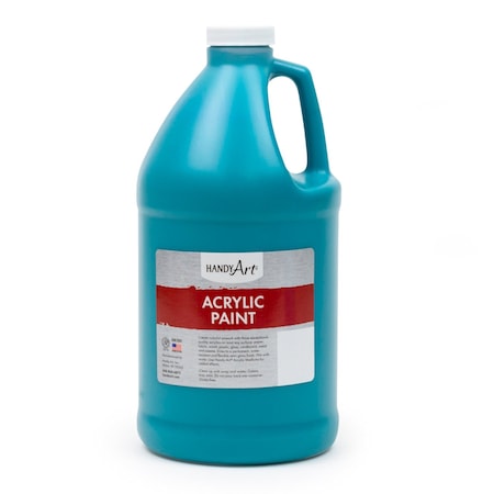 Handy Art Acrylic Paint, Half Gallon, Turquoise 102-125